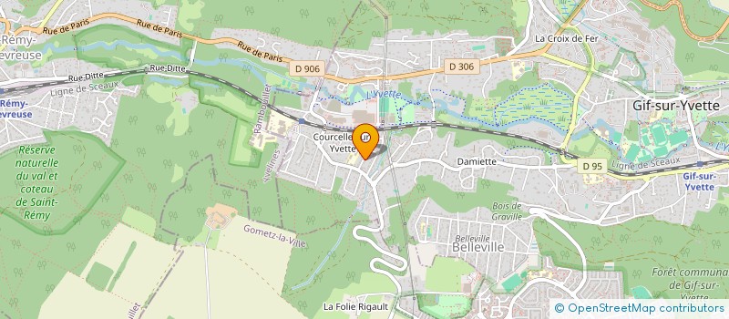localisation de l'entreprise ENSEMBLE VOCAL CANTEMUS à GIF-SUR-YVETTE