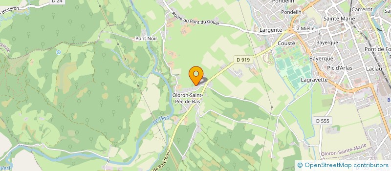 localisation de l'entreprise ENSEMBLE VOCAL D'OLORON  OLORON SAINTE MARIE