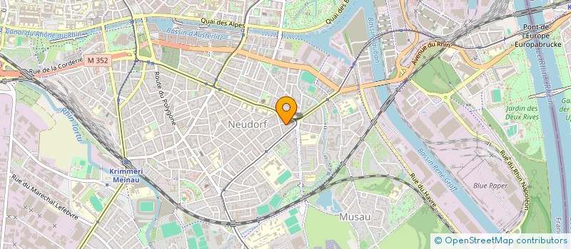 localisation de l'entreprise ENSEMBLE VOCAL DE MUSIQUES HEBRAIQUES à STRASBOURG