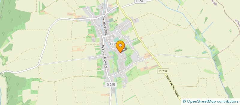 localisation de l'entreprise ENSEMBLE VOCAL DE SEEBACH  SEEBACH