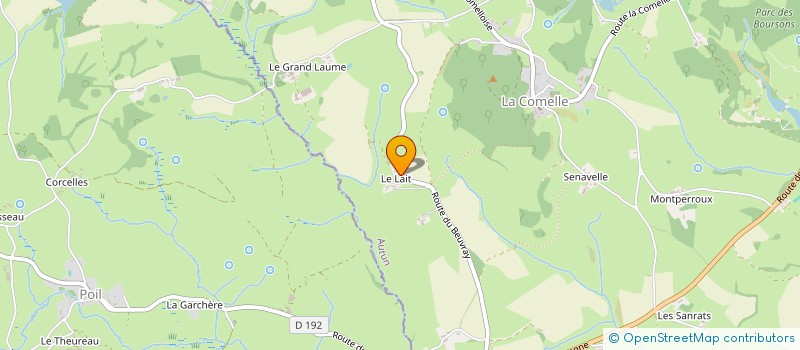 localisation de l'entreprise ENSEMBLE VOCAL DE ST LEGER SOUS BEUVRAY  SAINT-LEGER-SOUS-BEUVRAY