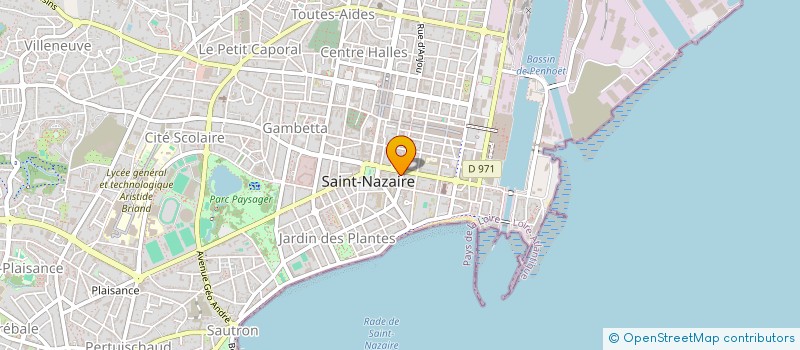 localisation de l'entreprise ENSEMBLE VOCAL DE ST NAZAIRE à SAINT-NAZAIRE