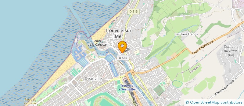 localisation de l'entreprise ENSEMBLE VOCAL DE TROUVILLE SUR MER  TROUVILLE-SUR-MER