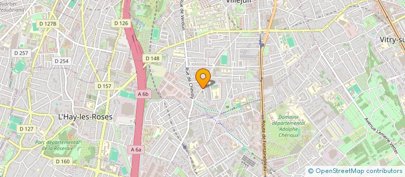 localisation de l'entreprise ENSEMBLE VOCAL DE VILLEJUIF à VILLEJUIF