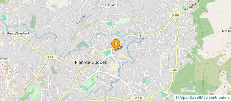 localisation de l'entreprise ENSEMBLE VOCAL ET INSTRUMENTAL DIVERTIMENTO à PLAN-DE-CUQUES