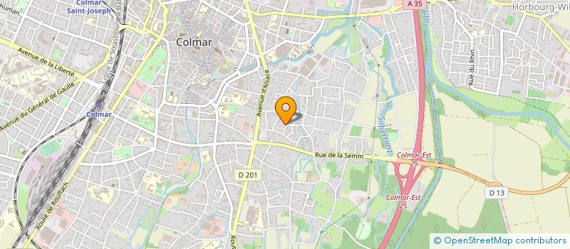 localisation de l'entreprise ENSEMBLE VOCAL FEMININ ELEGIE  COLMAR