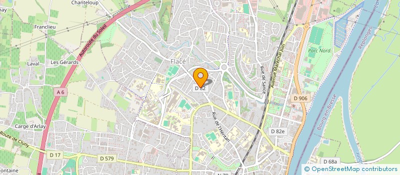 localisation de l'entreprise ENSEMBLE VOCAL GIOCOSO à MACON