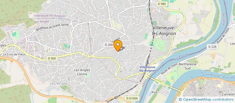 localisation de l'entreprise ENSEMBLE VOCAL GUILLAUME COSTELEY  VILLENEUVE-LES-AVIGNON