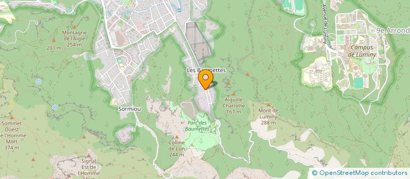 localisation de l'entreprise ENSEMBLE VOCAL LES VOIX DE PHOCEE  MARSEILLE