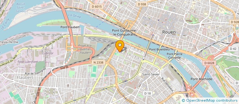 localisation de l'entreprise ENSEMBLE VOCAL MAURICE DURUFLE à ROUEN