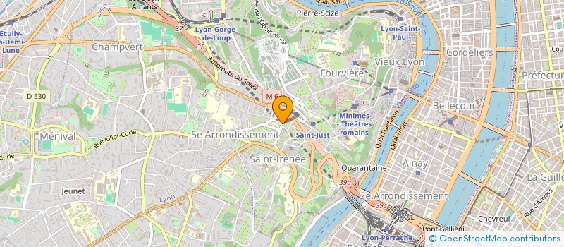 localisation de l'entreprise ENSEMBLE VOCAL OUEST DE LYON à LYON