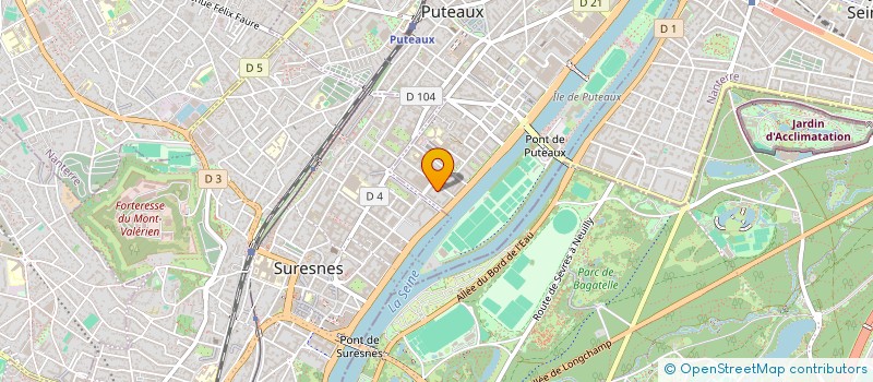 localisation de l'entreprise ENSEMBLE VOCAL PHILIPPE CAILLARD  PUTEAUX