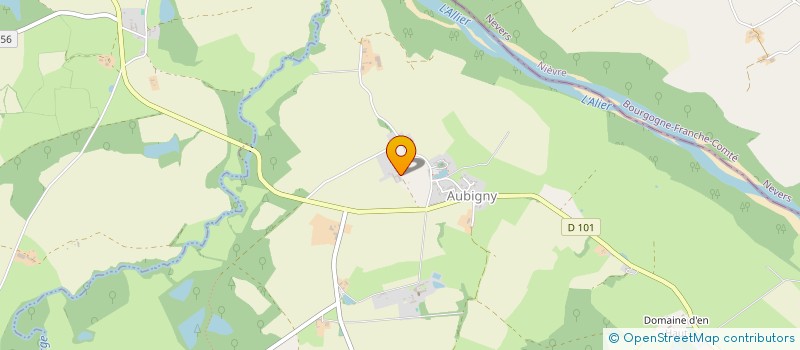 localisation de l'entreprise ENSEMBLE VOCAL PIERRE ATTAIGNANT  AUBIGNY