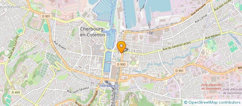 localisation de l'entreprise ENSEMBLE VOCAL RESONANCE  CHERBOURG-EN-COTENTIN