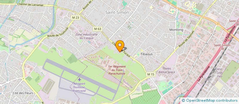 localisation de l'entreprise ENSEMBLE VOCAL RIVE GAUCHE DE TOULOUSE  TOULOUSE