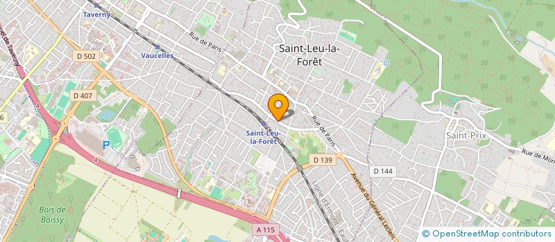 localisation de l'entreprise ENSEMBLE VOCAL SAINT LEU SAINT GILLES  SAINT-LEU-LA-FORET