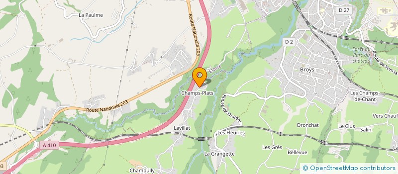 localisation de l'entreprise ENSEMBLE VOCAL SULL'ARIA  LA ROCHE-SUR-FORON