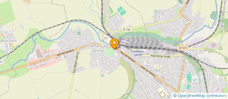 localisation de l'entreprise ENSEMBLE VOCAL VOIX SI VOIX LA  CONFLANS-EN-JARNISY