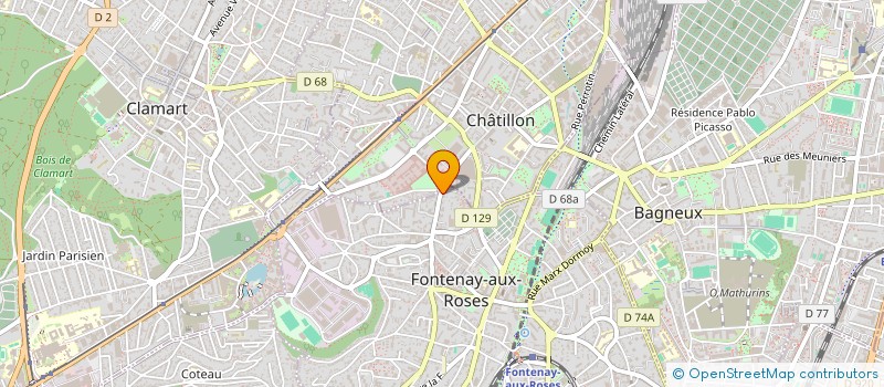 localisation de l'entreprise ENSEMBLE VOCAL VOX SIRENIS à FONTENAY-AUX-ROSES