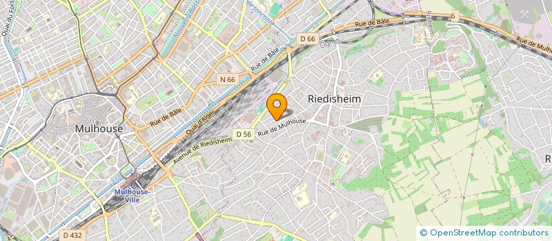 localisation de l'entreprise ENSEMBLE VOCALE LE MOTET  RIEDISHEIM