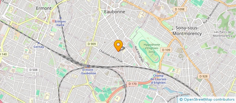 localisation de l'entreprise ENSEMBLE VOCALE ORPHEA à EAUBONNE