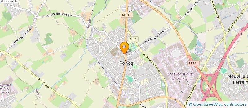 localisation de l'entreprise ENSEMBLE2 à RONCQ
