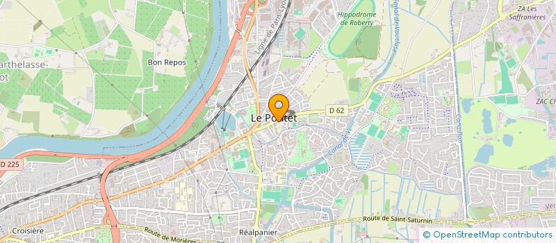 localisation de l'entreprise ENSEMBLES  LE PONTET