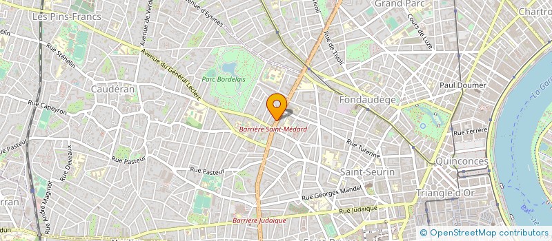 localisation de l'entreprise ENSEMBLES CONTENT POUR RIEN  BORDEAUX