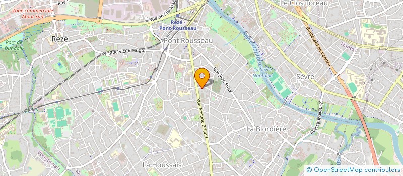 localisation de l'entreprise ENSEMBLEURS  REZE