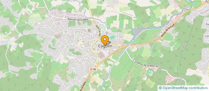 localisation de l'entreprise ENSEN IMMOBILIER  COGOLIN