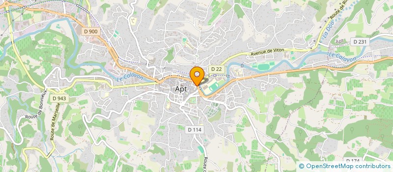 localisation de l'entreprise ENSEN  !-  L'EMPLOI POUR TOUS EN PAYS D'APT  APT