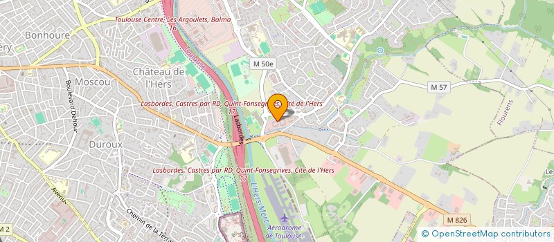 localisation de l'entreprise ENSENAT FORMATION  BALMA