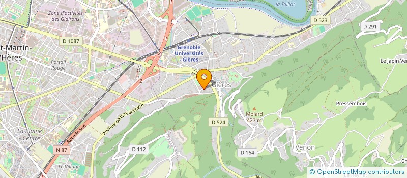 localisation de l'entreprise ENSENS&VOUS  GIERES