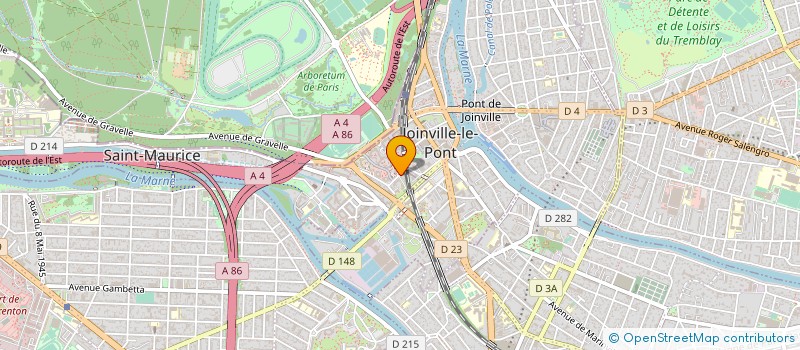 localisation de l'entreprise ENSEO à SAINT-MAURICE