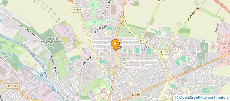 localisation de l'entreprise ENSERRE  AMIENS