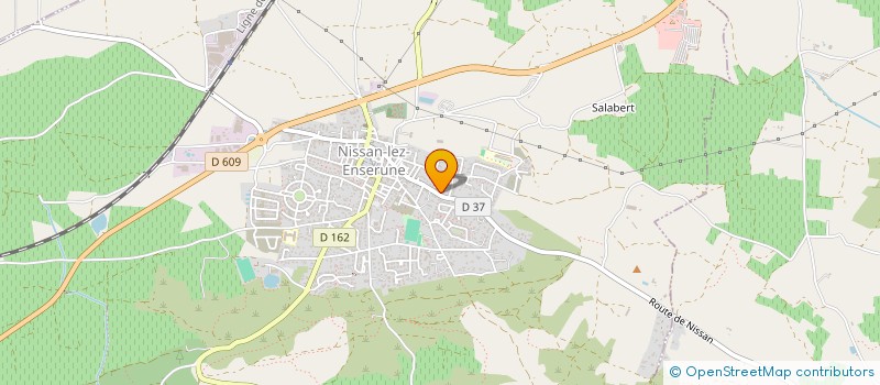 localisation de l'entreprise ENSERUNE FOOTBALL CLUB à COLOMBIERS