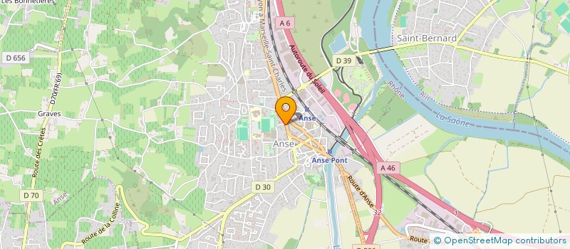 localisation de l'entreprise ENSI  ANSE