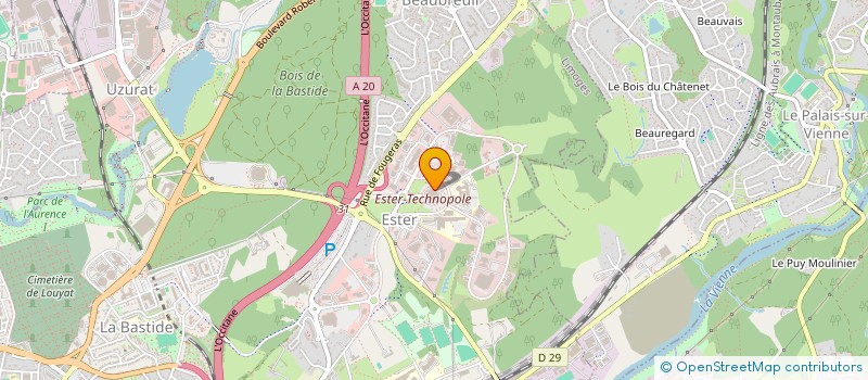 localisation de l'entreprise ENSIL-ENSCI ECO MARATHON à LIMOGES