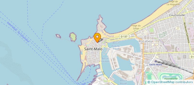 localisation de l'entreprise ENSILENCE  SAINT-MALO