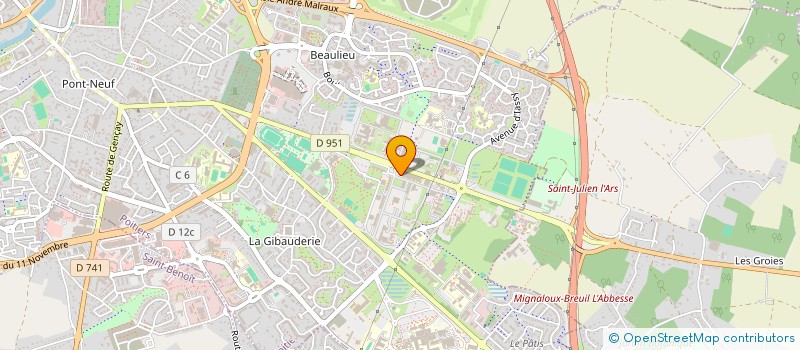 localisation de l'entreprise ENSIPACHAMAMA à POITIERS