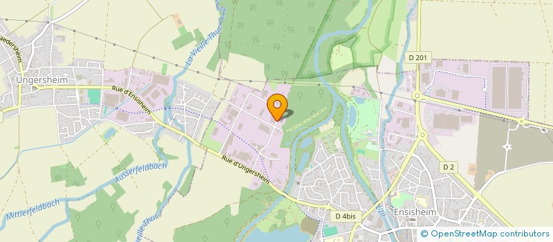 localisation de l'entreprise ENSITECH  ENSISHEIM