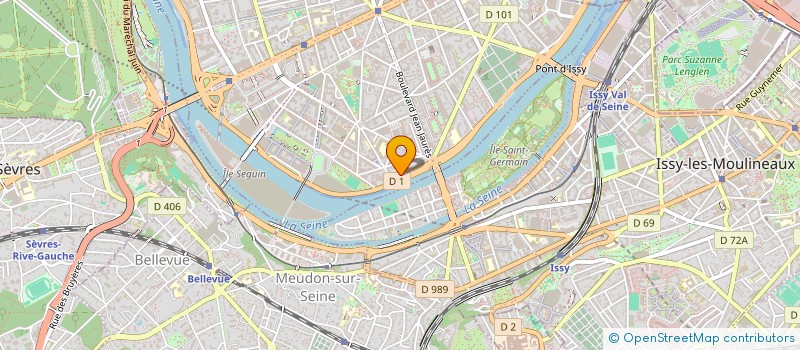 localisation de l'entreprise ENSLEY SCI à BOULOGNE-BILLANCOURT