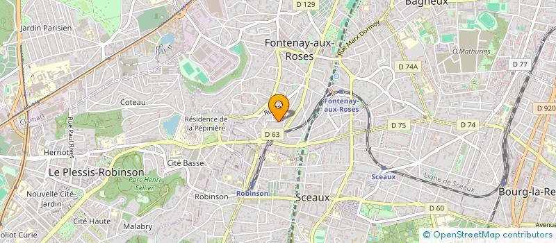 localisation de l'entreprise ENSM CONSULTING à FONTENAY-AUX-ROSES