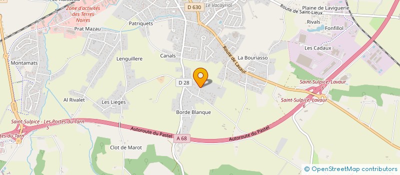 localisation de l'entreprise ENSO  SAINT-SULPICE-LA-POINTE