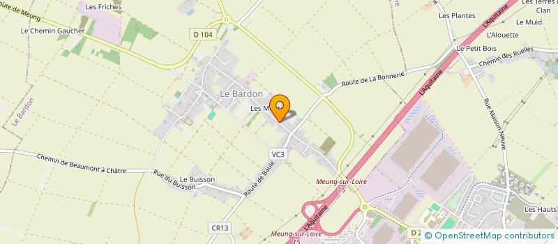 localisation de l'entreprise ENSOIGNEMENT BY MARYLINE à LE BARDON