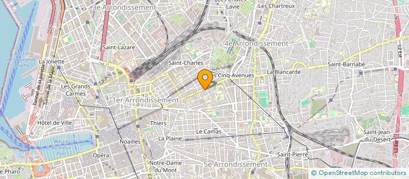 localisation de l'entreprise ENSOL ABONNEMENT PACA. à MARSEILLE