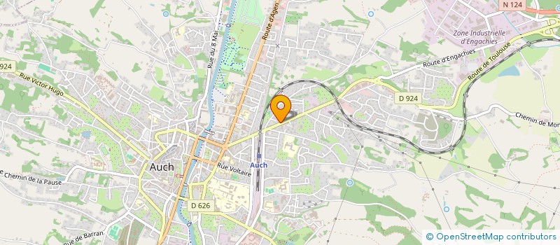 localisation de l'entreprise ENSOMA  AUCH