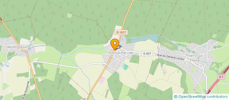 localisation de l'entreprise ENSOTI 1  PONTARME