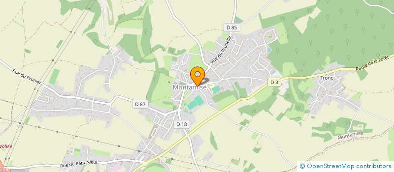 localisation de l'entreprise ENSOULESSE  MONTAMISE