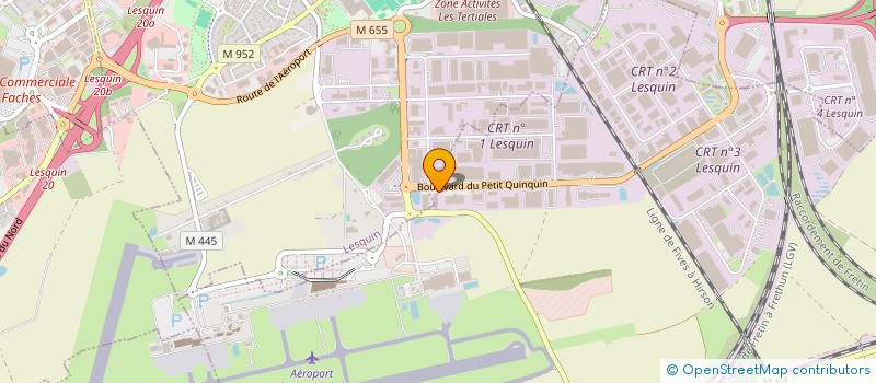 localisation de l'entreprise ENSPE BTP à FRETIN